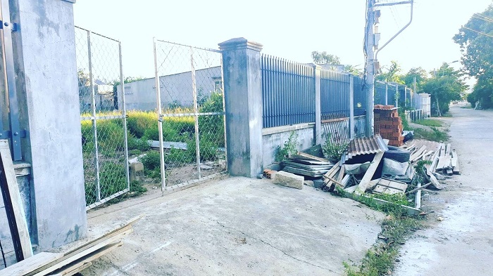 Mặt tiền đường bê tông Lê Lai Ba Ngòi tp Cam Ranh