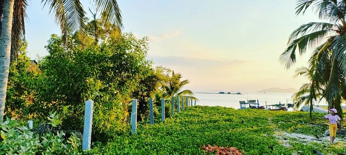 Đất mặt biển dài 40m Bắc Vân Phong  tđc Vĩnh Yên